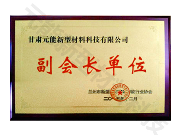 新型建筑材料副會(huì)長單位證書